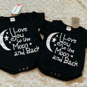 NWT Love You to the Moon and Back 9 & 12 months